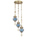 Фото 2 CL419136 Каир Мозаика Синяя Подвес