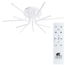Фото Потолочная люстра Arte Lamp STICK A6207PL-12WH