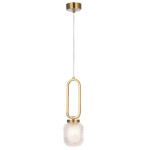 Фото 3 Светильник подвесной Crystal Lux CAROLINA SP1 V2 BRASS