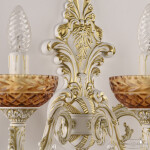 Фото 2 Бра хрустальные AL7901B15/3/175 A WMG P Amber/M-1F Bohemia Ivele Crystal