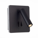 Фото 2 SL1586.431.01 Светильник настенный Черный LED 1*9W 3000K 624Lm Ra>80  IP20 L-xW140xH140 170-240V Настенные светильники