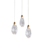 Фото 3 Подвесной светильник OD2439-3 gold/clear