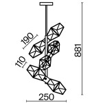 Фото 5 Подвесной светильник Maytoni MOD325PL-06G1