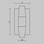 Фото 2 Настенный светильник (бра) Maytoni MOD401WL-L6BS3K
