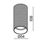 Фото 4 Потолочный светильник Technical C080CL-01-GU10-W