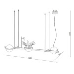 Фото 3 Люстра 10228P/S black