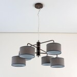 Фото 5 CL428261 Форма Кофе+Серый Св-к Люстра