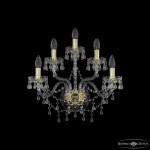Фото 2 Бра хрустальные 1410B/2+2+1/195/XL G V0300 Bohemia Ivele Crystal
