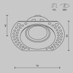 Фото 1 Встраиваемый светильник Technical DL042-01-RD-B