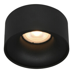 Фото ST260.408.01 Св-к встр. Черный GU10 1*50W IP20 D85xH104 220V Без ламп Встраиваемые светильники