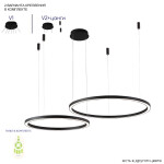 Фото 2 Люстра Crystal Lux FORTUNA SP123W LED BLACK