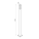 Фото 1 SL101.415.01 Светильник уличный наземный ST-Luce черный/Белый LED 1*3W 4000K VIVO