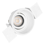 Фото ST262.508.01 Св-к встр. Белый GU10 1*50W IP20 D91,5xH5,2 220V Без ламп Встраиваемые светильники