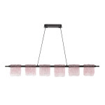 Фото SL6021.403.36 Светильник подвесной ST-Luce черный/розовый LED 1*36W 3000K ВУАЛЬ