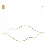 Фото 3 SL6106.203.65 Светильник подвесной ST-Luce Золотистый/Белый LED 1*65W 4000K CORTILE