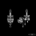 Фото 2 Бра хрустальные 1415B/1/141 Ni Bohemia Ivele Crystal