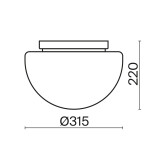 Фото 2 Потолочный светильник Maytoni MOD270CL-01G