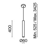 Фото 1 Подвесной светильник Maytoni MOD161PL-01G1