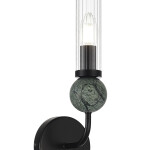 Фото 2 SL1244.401.01 Светильник настенный ST-Luce черный/прозрачный E14 1*40W МЕДЕА