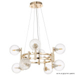 Фото 3 Люстра Crystal Lux LUXURY SP8 GOLD