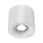 Фото ST761.543.10 Светильник потолочный белый LED 1*10W 4000K 530Lm Ra 36° IP20 D80xH70 170-240VV Накладные светильники