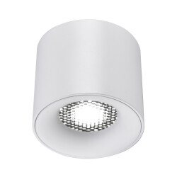Фото ST761.543.10 Светильник потолочный белый LED 1*10W 4000K 530Lm Ra 36° IP20 D80xH70 170-240VV Накладные светильники