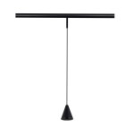 Фото 3 ST689.436.05 Магнитный трековый светильник Черный LED 1*5W 3000K Lm350 Ra>80 60° IP20 D80xH98 24V SUPER5