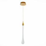 Фото 1 SL6103.203.01 Подвес ST-Luce Золотистый/Прозрачный LED 1*3W 4000K ФАЭНЦА