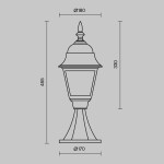 Фото 4 Ландшафтный светильник Outdoor O004FL-01B