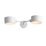 Фото 3 SLE183501-02 Светильник настенный Белый/Белый E14 2*60W GIMENTO