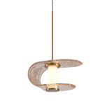 Фото 4 Подвесной светильник MD24020901-1A gold/cognac