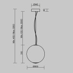 Фото 1 Подвесной светильник Maytoni MOD397PL-L15CH3K