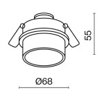 Фото 4 Встраиваемый светильник Technical DL050-01W