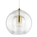 Фото 2 Светильник подвесной Crystal Lux LUISA SP1 BRASS/TRANSPARENT