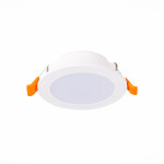 Фото 3 ST210.548.06 Св-к встр. Белый LED 1*6W 4000K 480Lm Ra80 110° IP20 D90xH30 220-240V Встраиваемые светильники