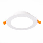 Фото ST210.548.12 Св-к встр. Белый LED 1*12W 4000K 900Lm Ra80 110° IP20 D120xH30 220-240V Встраиваемые светильники
