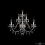 Фото 2 Бра хрустальные 1409B/3+2+1/240 G