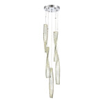 Фото SL6205.103.05 Светильник подвесной ST-Luce Хром/Прозрачный LED 1*55W 4000K ЭЛИКА