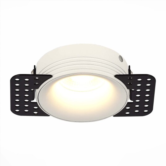 Фото ST218.558.01 Св-к встр. Белый GU10 1*50W  IP20 D78xH30 165-265V Без ламп Встраиваемые светильники