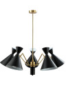Фото 4 Люстра Crystal Lux JOVEN SP5 GOLD/BLACK