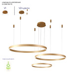 Фото 3 Люстра Crystal Lux MUCHOS SP158W LED GOLD