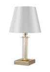 Фото 5 Настольная лампа Crystal Lux NICOLAS LG1 GOLD/WHITE