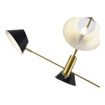 Фото 1 SLE1253-343-04 Светильник подвесной Латунь/Черный, Белый E14 4*60W NORBI